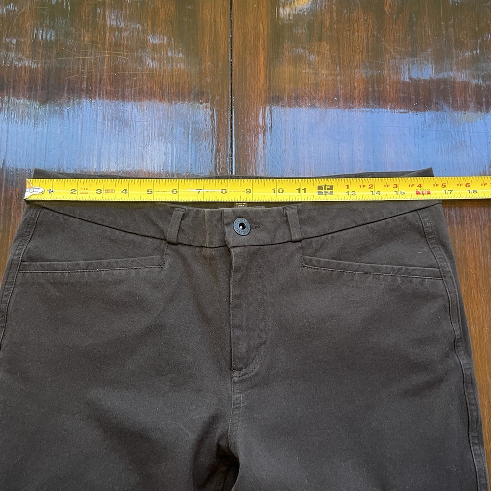 Banana Republic Womens Slim Straight Chino Pants Black Size 10 Slash Pocket - Picture 8 of 11